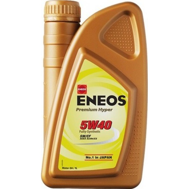 Масло моторное синтетическое - ENEOS 5W40 Premium Hyper 1л